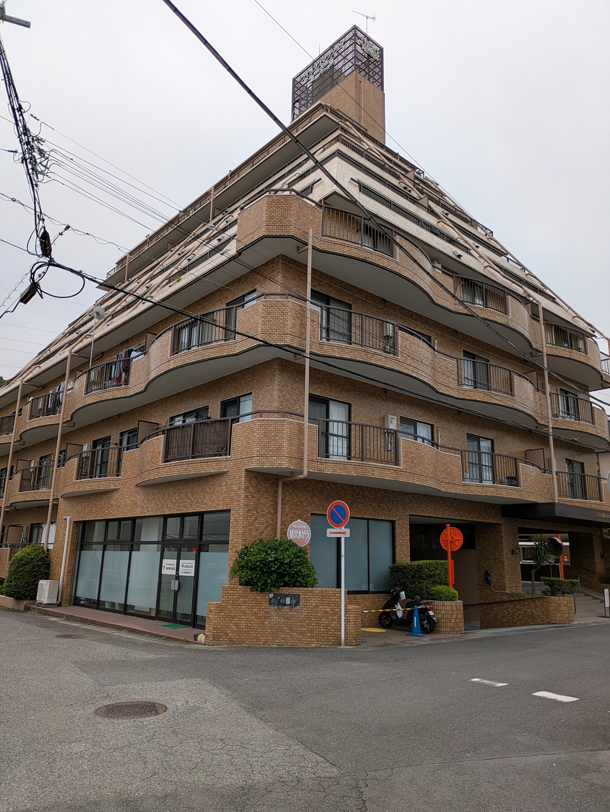 ライオンズマンション湯河原　８階　海が見える